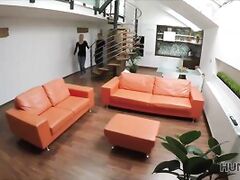 HUNT4K. Sweet revenge in front of her boyfriend's eyes