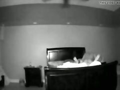 Cheating black wife caught on hidden cam with white cock